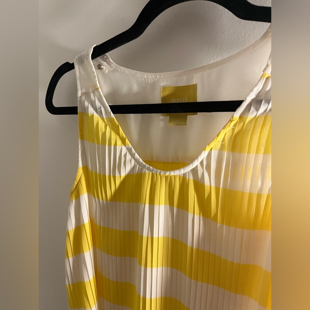 Maeve Citron Striped Top - Picture 4 of 7